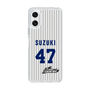 スリムプロテクションケース［ 日本精工 - #47 SUZUKI - 縦縞ユニフォーム ］