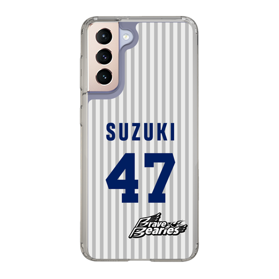 スリムプロテクションケース［ 日本精工 - #47 SUZUKI - 縦縞ユニフォーム ］