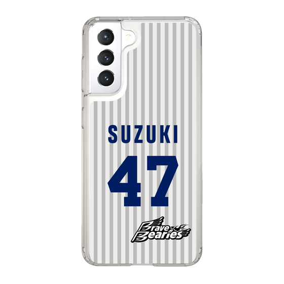 スリムプロテクションケース［ 日本精工 - #47 SUZUKI - 縦縞ユニフォーム ］