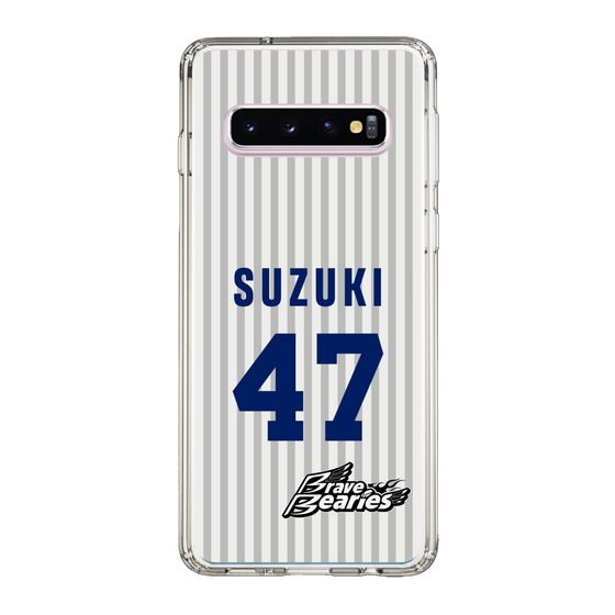 スリムプロテクションケース［ 日本精工 - #47 SUZUKI - 縦縞ユニフォーム ］