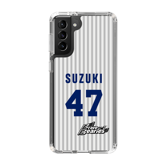 スリムプロテクションケース［ 日本精工 - #47 SUZUKI - 縦縞ユニフォーム ］