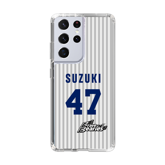 スリムプロテクションケース［ 日本精工 - #47 SUZUKI - 縦縞ユニフォーム ］