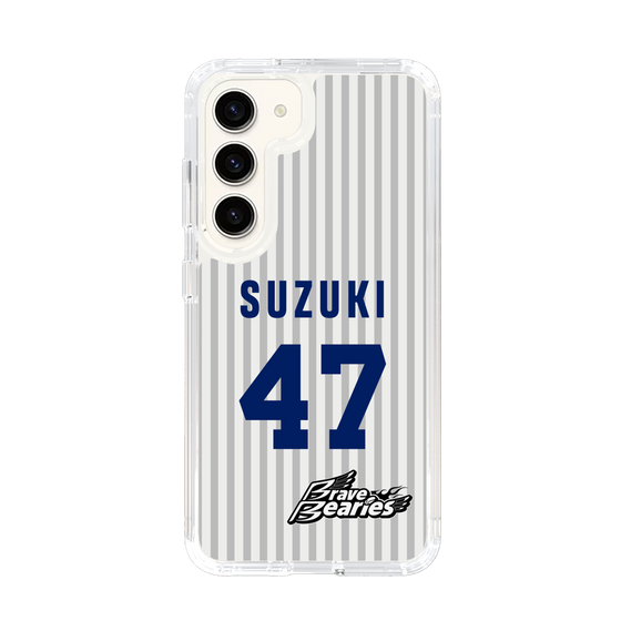 スリムプロテクションケース［ 日本精工 - #47 SUZUKI - 縦縞ユニフォーム ］