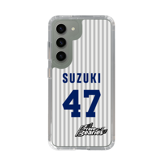 スリムプロテクションケース［ 日本精工 - #47 SUZUKI - 縦縞ユニフォーム ］