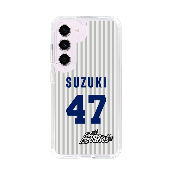 スリムプロテクションケース［ 日本精工 - #47 SUZUKI - 縦縞ユニフォーム ］