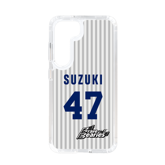 スリムプロテクションケース［ 日本精工 - #47 SUZUKI - 縦縞ユニフォーム ］