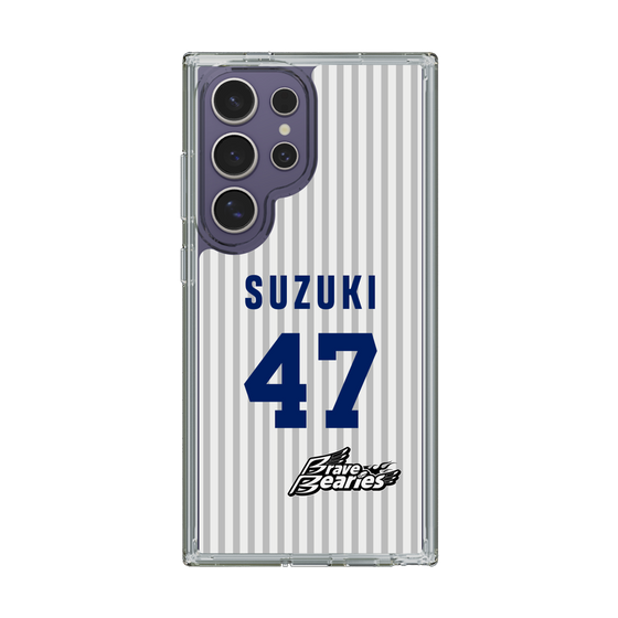 スリムプロテクションケース［ 日本精工 - #47 SUZUKI - 縦縞ユニフォーム ］