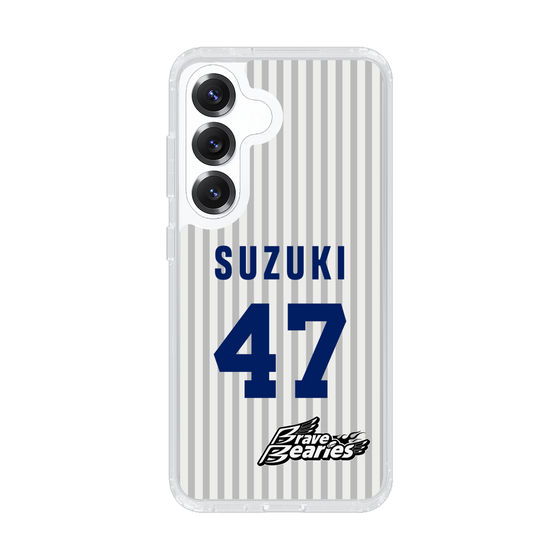 スリムプロテクションケース［ 日本精工 - #47 SUZUKI - 縦縞ユニフォーム ］