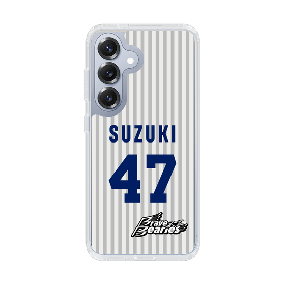 スリムプロテクションケース［ 日本精工 - #47 SUZUKI - 縦縞ユニフォーム ］