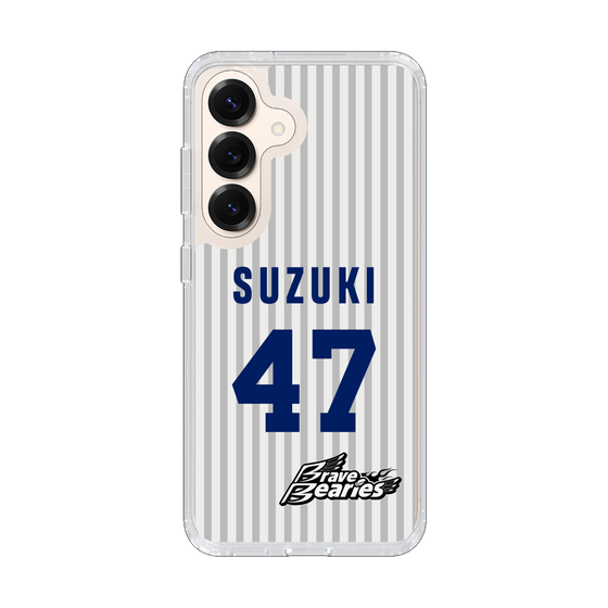 スリムプロテクションケース［ 日本精工 - #47 SUZUKI - 縦縞ユニフォーム ］