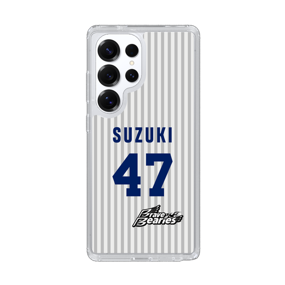 スリムプロテクションケース［ 日本精工 - #47 SUZUKI - 縦縞ユニフォーム ］