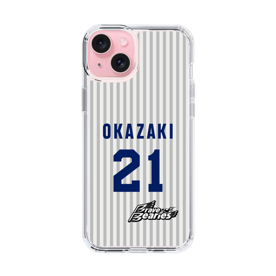 スリムプロテクションケース［ 日本精工 - #21 OKAZAKI - 縦縞ユニフォーム ］