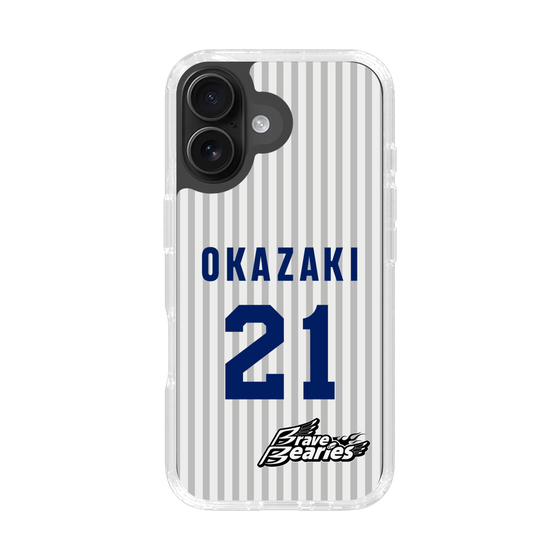 スリムプロテクションケース［ 日本精工 - #21 OKAZAKI - 縦縞ユニフォーム ］