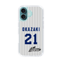 スリムプロテクションケース［ 日本精工 - #21 OKAZAKI - 縦縞ユニフォーム ］