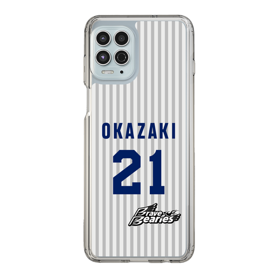 スリムプロテクションケース［ 日本精工 - #21 OKAZAKI - 縦縞ユニフォーム ］