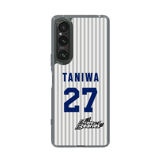 スリムプロテクションケース［ 日本精工 - #27 TANIWA - 縦縞ユニフォーム ］