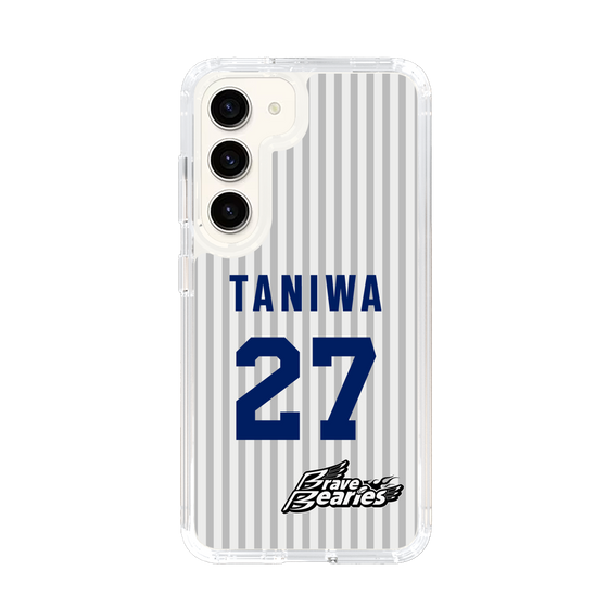 スリムプロテクションケース［ 日本精工 - #27 TANIWA - 縦縞ユニフォーム ］