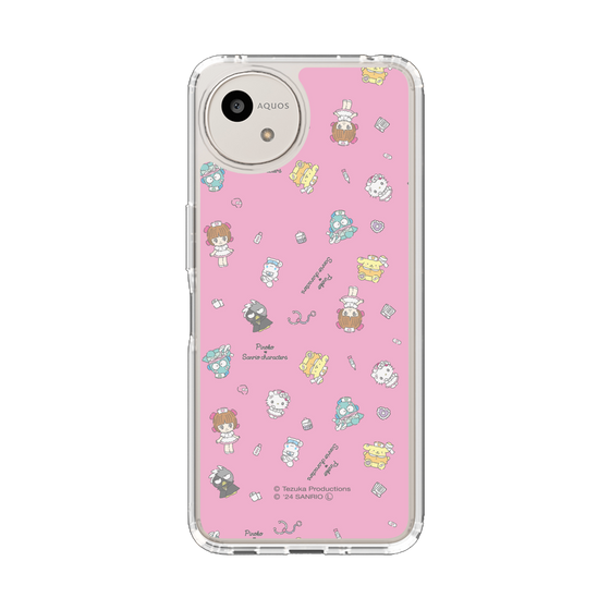 スリムプロテクションケース［ ピノコ×サンリオキャラクターズ - お医者さんごっこ ］