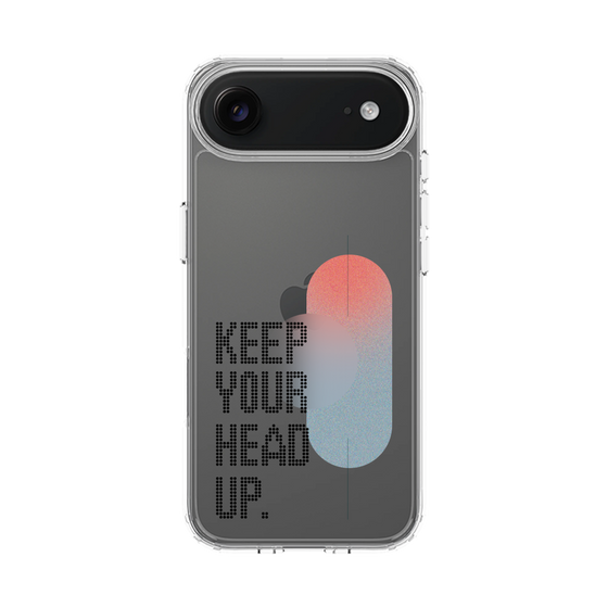 スリムプロテクションケース［ オリジナル - ドットオーバーレイ - KEEP YOUR HEAD UP/A ］