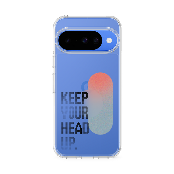 スリムプロテクションケース［ オリジナル - ドットオーバーレイ - KEEP YOUR HEAD UP/A ］