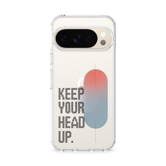 スリムプロテクションケース［ オリジナル - ドットオーバーレイ - KEEP YOUR HEAD UP/A ］