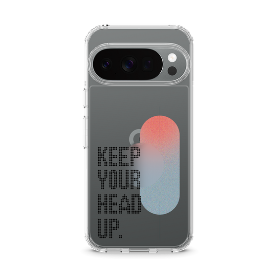 スリムプロテクションケース［ オリジナル - ドットオーバーレイ - KEEP YOUR HEAD UP/A ］