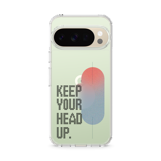 スリムプロテクションケース［ オリジナル - ドットオーバーレイ - KEEP YOUR HEAD UP/A ］