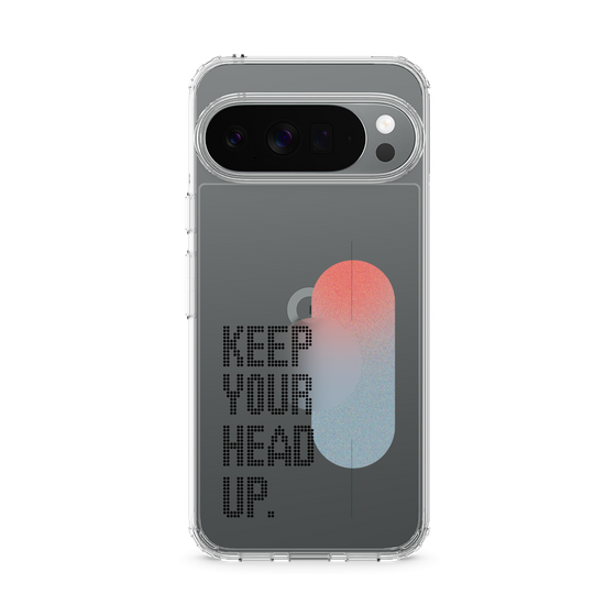 スリムプロテクションケース［ オリジナル - ドットオーバーレイ - KEEP YOUR HEAD UP/A ］