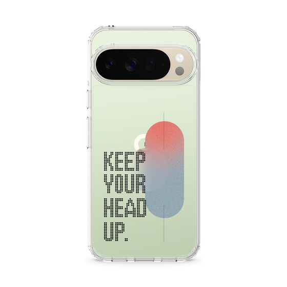 スリムプロテクションケース［ オリジナル - ドットオーバーレイ - KEEP YOUR HEAD UP/A ］