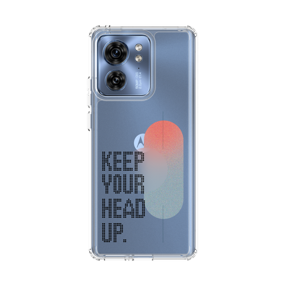 スリムプロテクションケース［ オリジナル - ドットオーバーレイ - KEEP YOUR HEAD UP/A ］