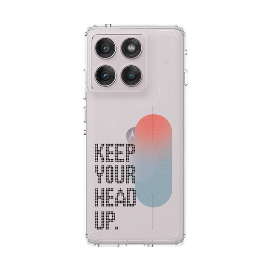 スリムプロテクションケース［ オリジナル - ドットオーバーレイ - KEEP YOUR HEAD UP/A ］