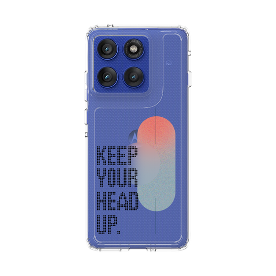 スリムプロテクションケース［ オリジナル - ドットオーバーレイ - KEEP YOUR HEAD UP/A ］