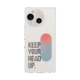 スリムプロテクションケース［ オリジナル - ドットオーバーレイ - KEEP YOUR HEAD UP/A ］