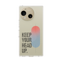 スリムプロテクションケース［ オリジナル - ドットオーバーレイ - KEEP YOUR HEAD UP/A ］