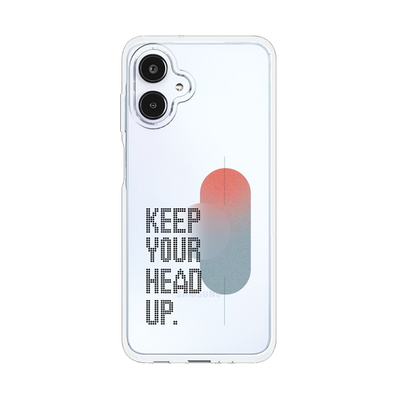 スリムプロテクションケース［ オリジナル - ドットオーバーレイ - KEEP YOUR HEAD UP/A ］