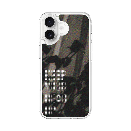 スリムプロテクションケース［ オリジナル - ドットオーバーレイ - KEEP YOUR HEAD UP/B ］