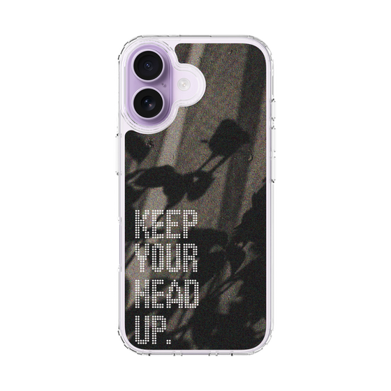 スリムプロテクションケース［ オリジナル - ドットオーバーレイ - KEEP YOUR HEAD UP/B ］