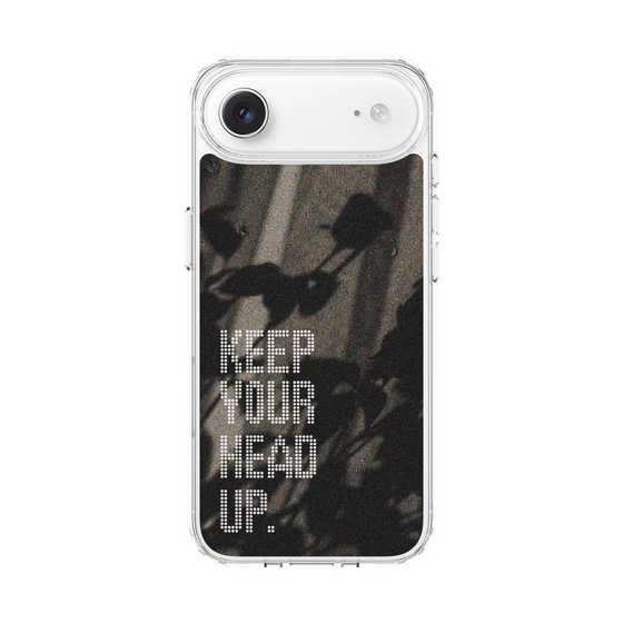 スリムプロテクションケース［ オリジナル - ドットオーバーレイ - KEEP YOUR HEAD UP/B ］
