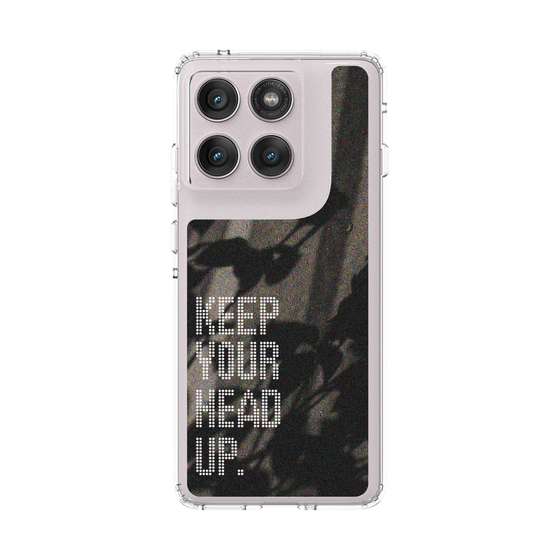 スリムプロテクションケース［ オリジナル - ドットオーバーレイ - KEEP YOUR HEAD UP/B ］