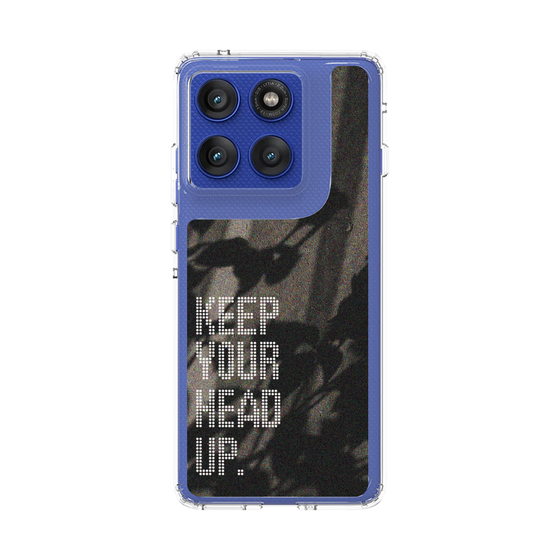 スリムプロテクションケース［ オリジナル - ドットオーバーレイ - KEEP YOUR HEAD UP/B ］