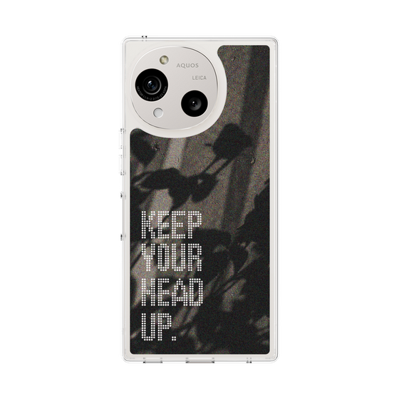 スリムプロテクションケース［ オリジナル - ドットオーバーレイ - KEEP YOUR HEAD UP/B ］