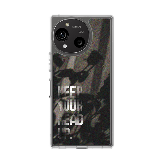 スリムプロテクションケース［ オリジナル - ドットオーバーレイ - KEEP YOUR HEAD UP/B ］