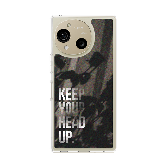 スリムプロテクションケース［ オリジナル - ドットオーバーレイ - KEEP YOUR HEAD UP/B ］