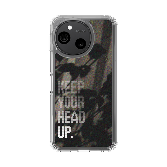 スリムプロテクションケース［ オリジナル - ドットオーバーレイ - KEEP YOUR HEAD UP/B ］