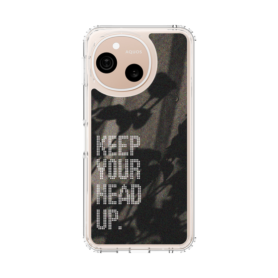 スリムプロテクションケース［ オリジナル - ドットオーバーレイ - KEEP YOUR HEAD UP/B ］