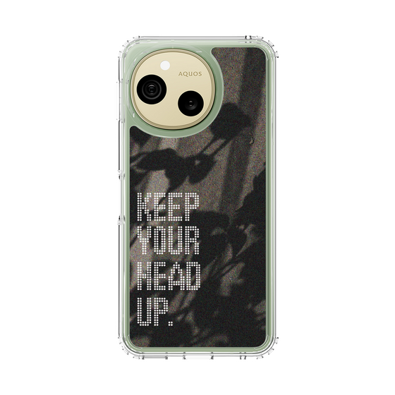 スリムプロテクションケース［ オリジナル - ドットオーバーレイ - KEEP YOUR HEAD UP/B ］