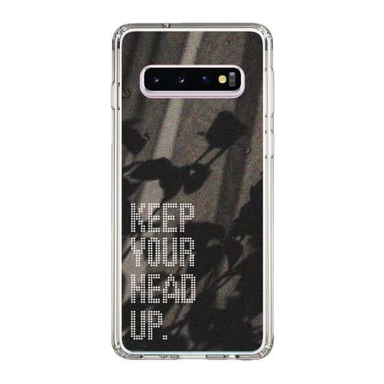 スリムプロテクションケース［ オリジナル - ドットオーバーレイ - KEEP YOUR HEAD UP/B ］