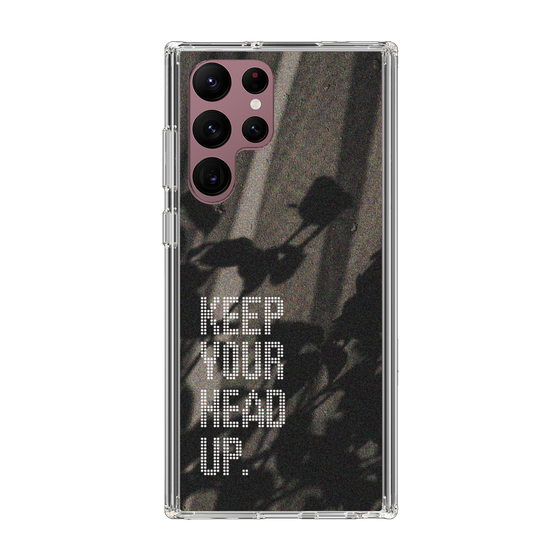 スリムプロテクションケース［ オリジナル - ドットオーバーレイ - KEEP YOUR HEAD UP/B ］