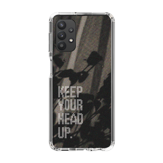 スリムプロテクションケース［ オリジナル - ドットオーバーレイ - KEEP YOUR HEAD UP/B ］