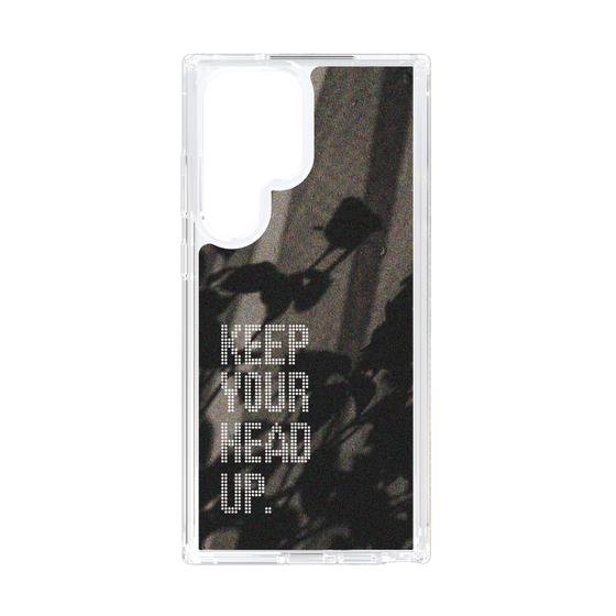 スリムプロテクションケース［ オリジナル - ドットオーバーレイ - KEEP YOUR HEAD UP/B ］